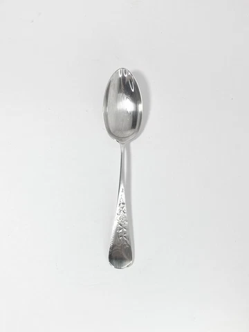Gorham ANTIQUE-ENGRAVED, Sterling Silver .925 Serving Spoon, Wheat 8 1/2” Cover