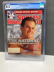 2002 Sports Illustrated 15.04.02 CGC 8.5 TOM BRADY 1st Cover NE Patriots RC NICE! - Bild 1 von 6