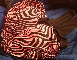 CLEARANCE! PINK Black Animal Print DESIGN Dress Zebra Stripes - Picture 1 of 7