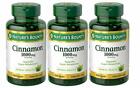Nature's Bounty Cinnamon Pills and Herbal Health Supplement Promotes Sugar Me...