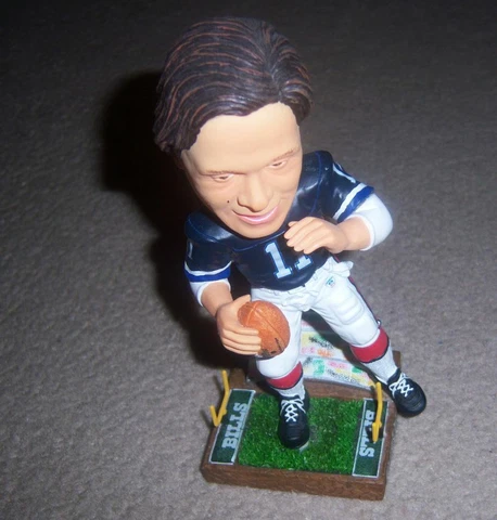 LIMITED-EDITION Serial Numbered DREW BLEDSOE Buffalo Bills BOBBLEHEAD jersey Cover