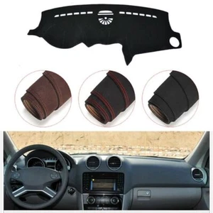 Console Dashboard Suede Mat Protector Sunshield Cover Fit For Mercedes ML 05-10 - Foto 1 di 10