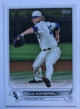 Craig Kimbrel 2022 Topps series 1 card # 2 Field of Dreams Cornfield Game MLB ￼