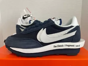 NIKE. XFRAGMENT SACAI LD WAFFLE NAVY BLUE VOID WHITE OBSIDIAN SZ 7.5 DH2684-400 - Picture 1 of 5