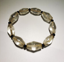 tibetan ancient crystal bracelet antique mala prayer beads old real olive quartz