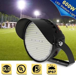 3000W Equivalent LED Stadium Lights 84000LM 600W Commercial Outdoor Flood Light - Picture 1 of 11