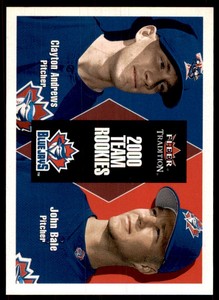 2000 FLEER TRADITION UPDATE CLAYTON ANDREWS/JOHN BALE RC TORONTO BLUE JAYS #U30