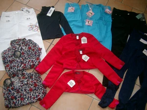 (K29) Posten Kinderbekleidung Girls 14 pcs D&G David Charles Miss Blumarine Lola - Picture 1 of 10