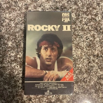 Rocky II 1979 Sylvester Stallone VHS Red Label CBS Fox 1984. New & Sealed. - Image 1 of 4