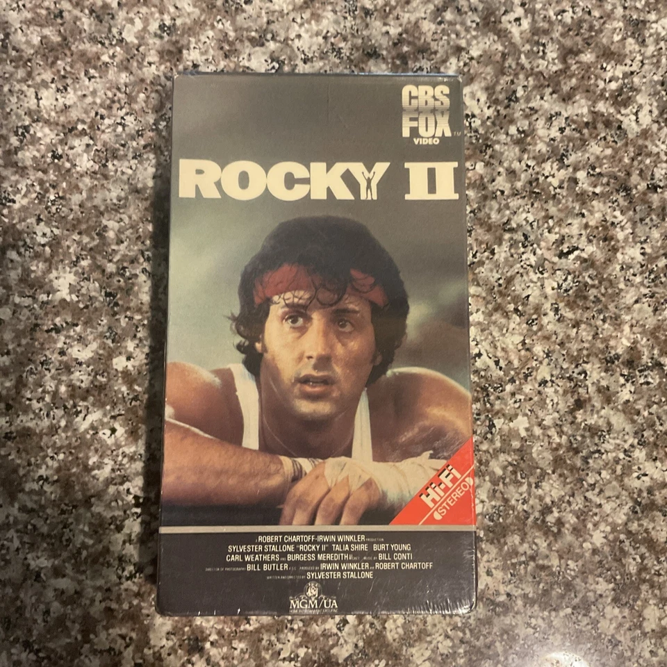 Rocky II 1979 Sylvester Stallone VHS Red Label CBS Fox 1984. New & Sealed. - Image 1 of 4