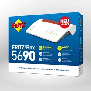 AVM FRITZ!Box 5690 WLAN Modem Router WiFi 7 DSL & Glasfaser *NEU in OVP* - Bild 1 von 3