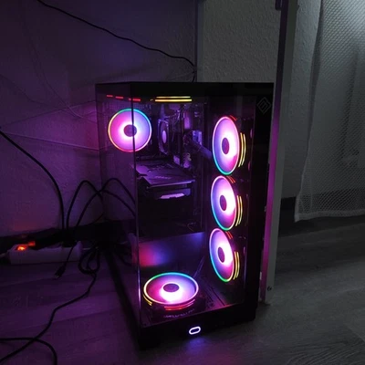 Gaming PC mit. Windows 11 Home, schwartz - Bild 1 von 4