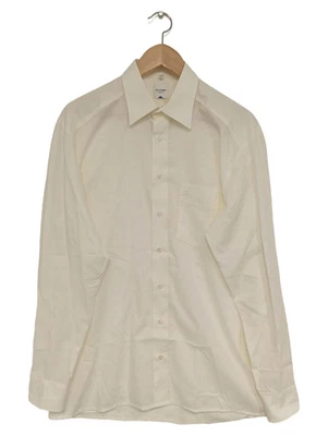 OLYMP Camicia Business Uomo Bianco Cotone Logo (IT 43, EU 39) - Immagine 1 di 4