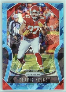 2019 Panini Prizm Travis Kelce Blue Ice /99 #2099 Chiefs - Picture 1 of 2