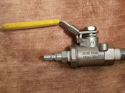 Apollo 1/4" Inline Ball Valve Stainless Steel FNPT 7610127A Manual 2 Way UNUSED  - Image 1 of 4