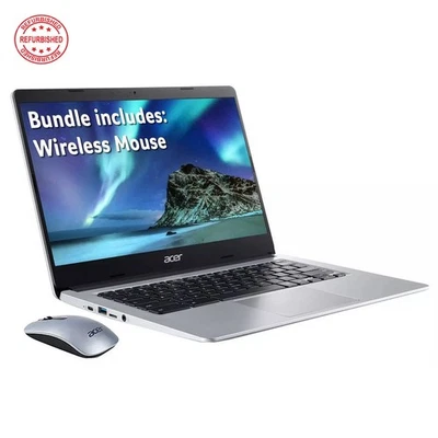 Acer Chromebook 314, 14 Inch, Intel Pentium Silver N5030, 4GB RAM, 128GB eMMC - Image 1 of 4