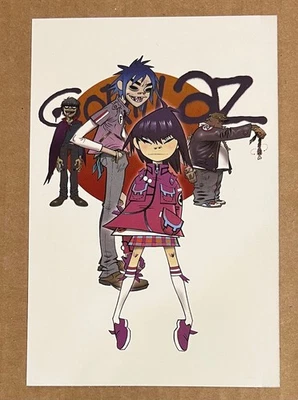 Gorillaz - Demon Days RARE promo postcard '05 - Image 1 of 2