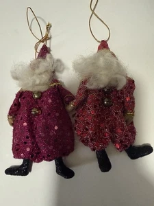 Vintage Mark Roberts Sammlung Weihnachtsmann Fee Elfe Christbaumschmuck 6"2 - Bild 1 von 22