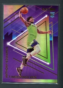 2020-21 Panini Recon Silver Holo Anthony Edwards #125 Rookie RC SP - Picture 1 of 2