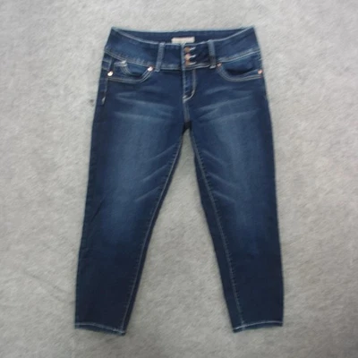 YMI WannaBettaButt Jeans Womens 12/13 Dark Wash Mid Rise Skinny Stretch Denim - Image 1 of 4