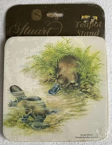 Collectable Vintage “Platypus” Teapot Stand, Stuart, New Zealand NEW & Sealed - Picture 1 of 6