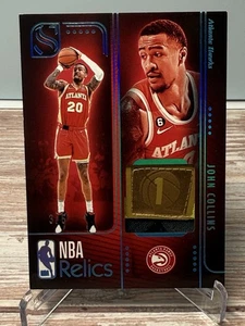 2024-25 Panini Silhouette NBA Reliquias FOTL #REL-COL John Collins #3/5 ATL Hawks - Imagen 1 de 13