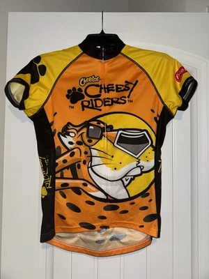 Camiseta deportiva de ciclismo Primal Cheetos Cheesy Riders para mujer camiseta pequeña naranja Frito Lay  Foto 1 de 4