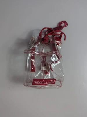 American Girl Clear Backpack Bag Drawstring Backpack Charm Keychain  - Image 1 of 3