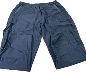 Zerdocean Women's Utility Joggers Size 3X Plus Black Zip Pockets Nylon Pants - Picture 1 of 8