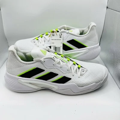 Adidas Barricade W Grass Tennis Shoes White Green  Black Women`s Sz 8.5 GY5442 - Image 1 of 4