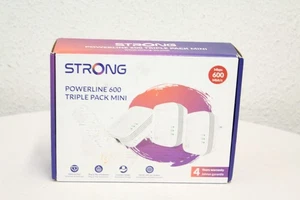 Strong Powerline 600 Dreifach-Mini Triple Set Mini 3 Powerline-Adapter 600 Mbps - Bild 1 von 3
