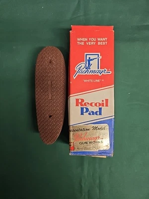Pachmayr Presentation Model Recoil Pad Part #750-L-1-BN-W Original / Box 🇺🇸 - Image 1 of 4