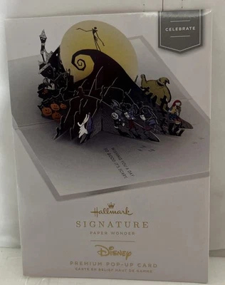 Tarjeta de cumpleaños Hallmark de Signature Pop Up Disney Pesadilla antes de Navidad Foto 1 de 2