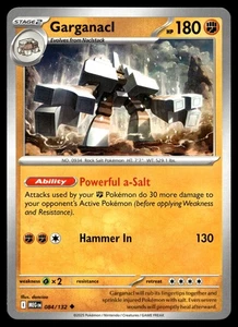 Garganacl - 084/132 Pokemon ME01: Mega Evolution Non Holo - Picture 1 of 2