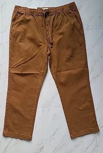 Mutual Weave NWT Men's Relaxed Taper Elastic Waist Pull-On Chino Pant size XL - Picture 1 of 6