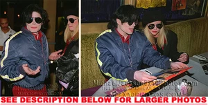 FOTOS MICHAEL JACKSON 1996 RESTAURANTE MEET 2xRARAS 8x10 - Imagen 1 de 1