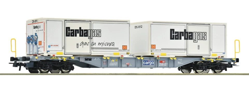 Roco 6600122 - Containertragwagen, SBB Cargo  NEUHEIT 2025 - Bild 1 von 1