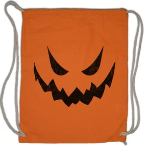 GLOWING HALLOWEEN PUMPKIN II GIRLIE Turnbeutel Horror Trick or Treat - Picture 1 of 1