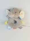 Baby Ganz Elephant Tags Ring Gray 7 Inch Plush Stuffed Animal Toy Gift