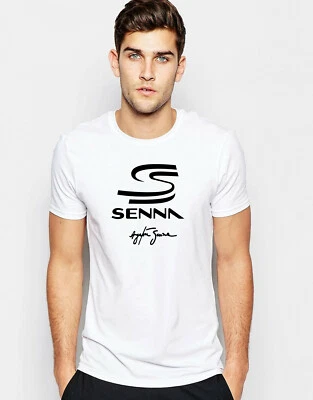 Ayrton Senna T-shirt Race Car Motorsport Formula 1 Racing F1 Sport Gift Unisex T - Image 1 of 4