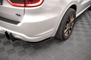 Attacco Posteriore Flaps Diffusore per Dodge Durango RT Mk3 Nero Lucido - Foto 1 di 7