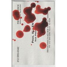 American Psycho #2 Cover C Bruder Business Card