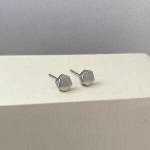 925 Silver Plated Mini Tiny Stud Earrings for Men Women