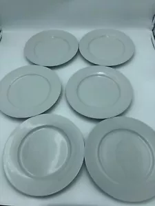 Amazon Basics Juego de Platos 26,67 cm, Porcelana, Apto para Microondas, Blanco - Imagen 1 de 5