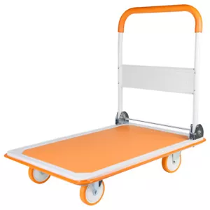 Platform Truck Hand Truck Foldable Dolly Cart for Moving Easy Storage 660lb Oran - Picture 1 of 14