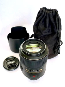 Nikon Nikkor AF-S 105mm f2.8 G VR Micro ED Lens Great Shape US6022744 - Picture 1 of 14