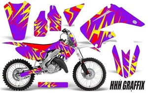Graphic kit for Honda CR125 CR250 CR 125 250 2002-2012 decal sticker wrap purple - Foto 1 di 2