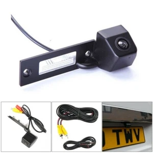 Car Rear Number Plate Light Reverse Parking Camera For Seat Altea Ibiza MK4 Leon - Foto 1 di 11