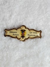 G.A.R. Grand Army of the Republic Civil War Mar 7 1893 pin Celluloid Pinback