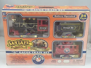 Vintage Lionel Santa Fe G Gauge Train Set Locomotive Missing One Sign 62048 - Picture 1 of 12